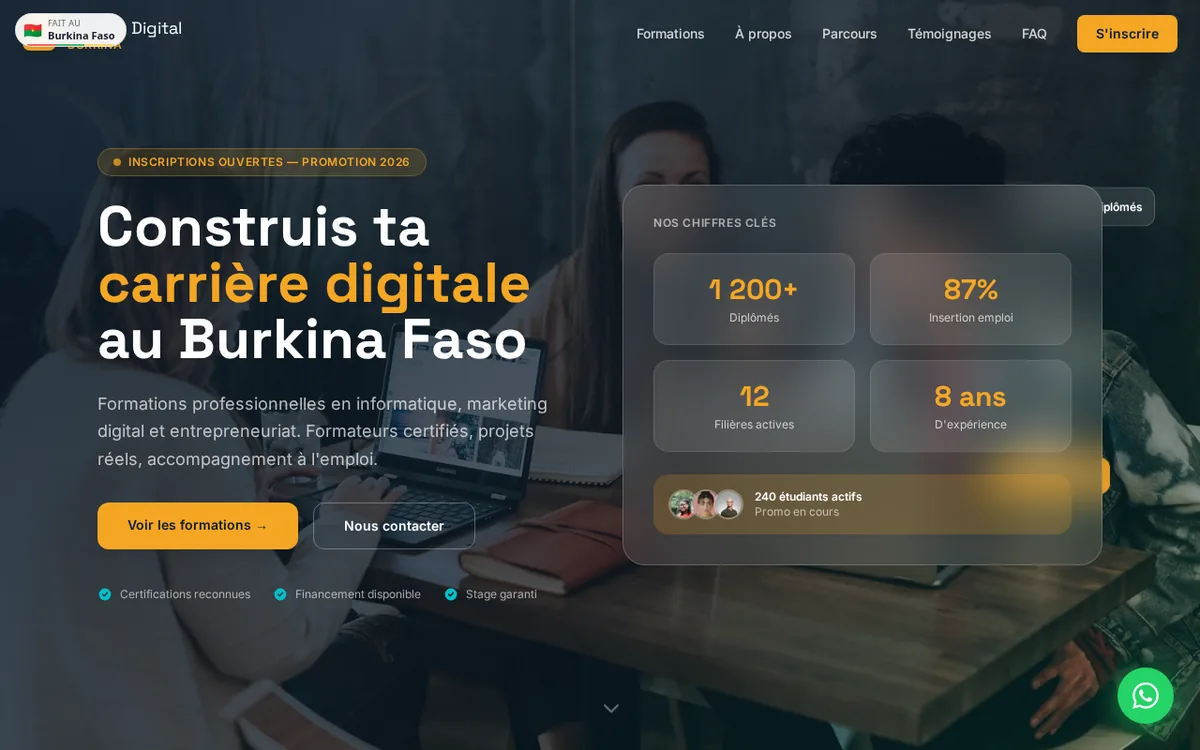 Site web Éducation